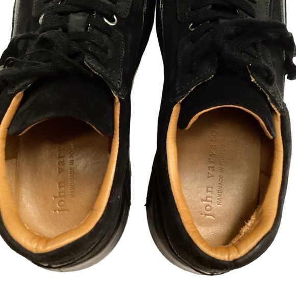NWT John Varvatos Collection Les Low Black Trainer Sneakers Size 13 - Picture 12 of 16